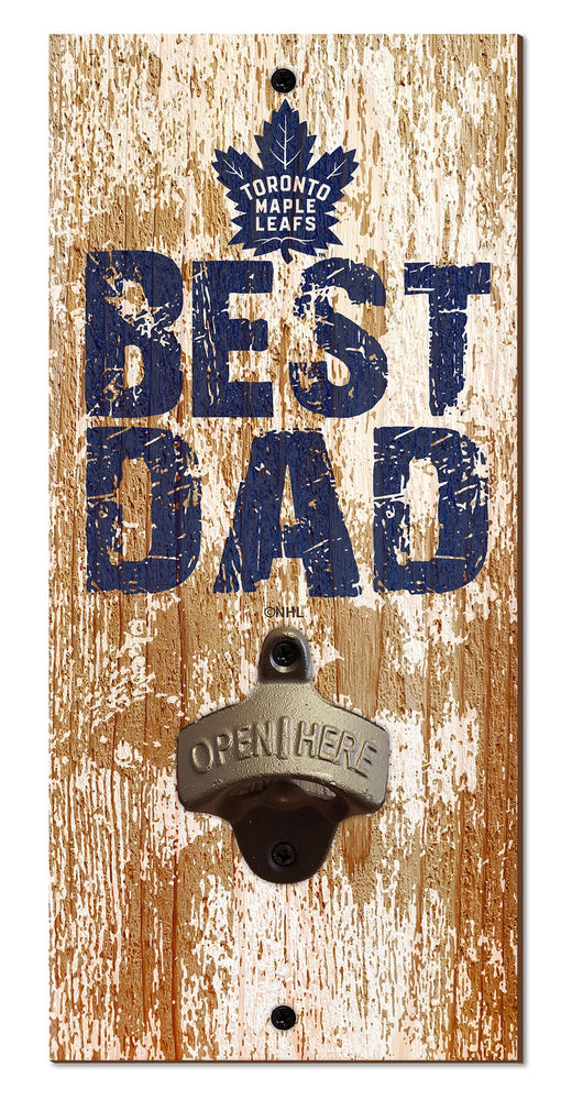 Wholesale NHL / H1077-Best Dad Bottle Opener / H1077-Toronto Maple Leafs