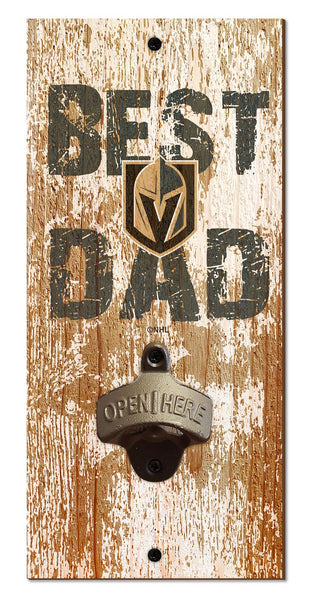 Wholesale NHL / H1077-Best Dad Bottle Opener / H1077-Vegas Golden Knights