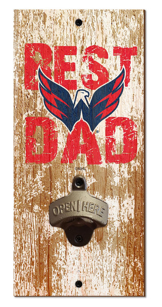 Wholesale NHL / H1077-Best Dad Bottle Opener / H1077-Washington Capitals