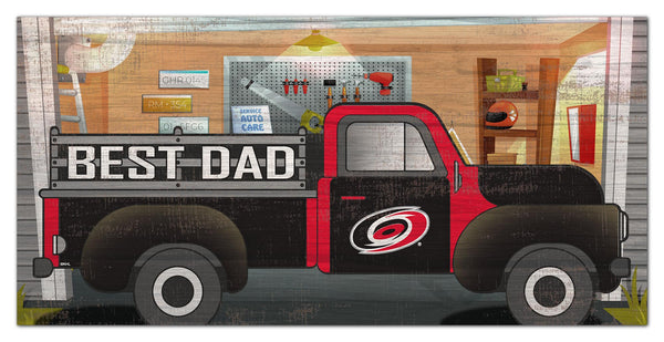 Wholesale NHL / H1078-Best Dad Truck 6x12 / H1078-Carolina Hurricanes