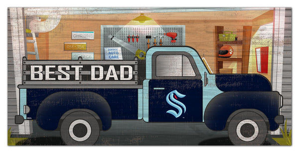 Wholesale NHL / H1078-Best Dad Truck 6x12 / H1078-Seattle Kraken