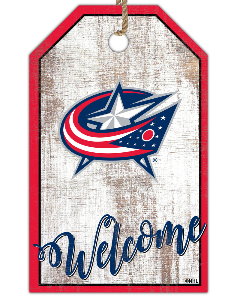 Wholesale NHL / H2012-Welcome 11x19 Tag / H2012-Columbus Blue Jackets