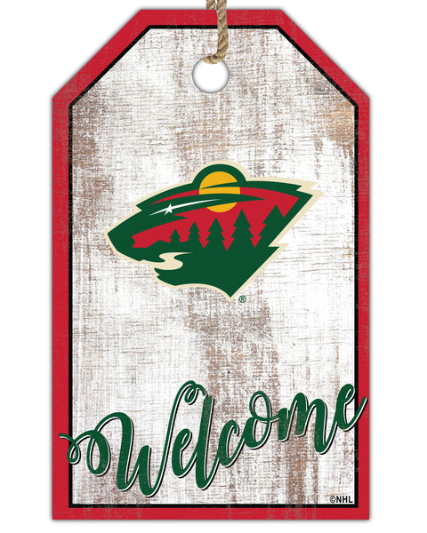 Wholesale NHL / H2012-Welcome 11x19 Tag / H2012-Minnesota Wild