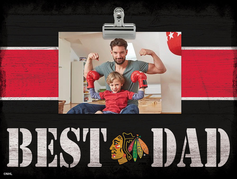Wholesale NHL / H2016-Best Dad Clip Frame / H2016-Chicago Blackhawks