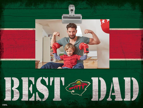 Wholesale NHL / H2016-Best Dad Clip Frame / H2016-Minnesota Wild