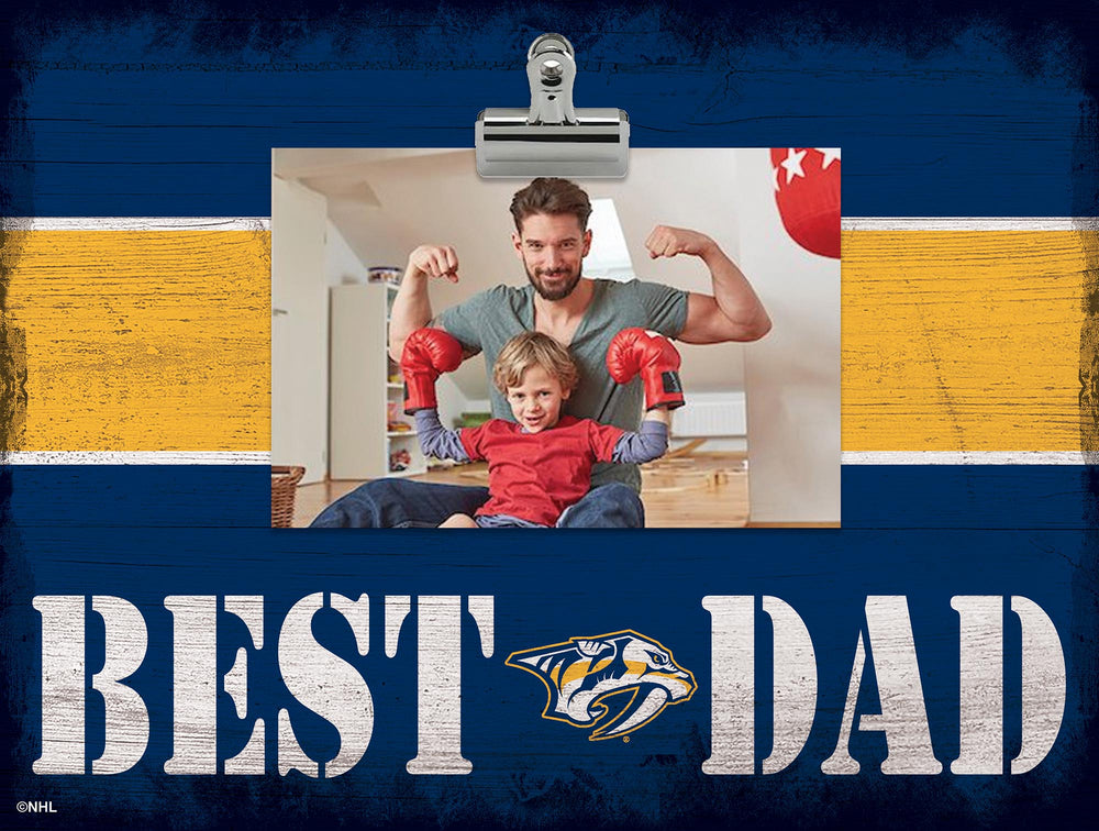 Wholesale NHL / H2016-Best Dad Clip Frame / H2016-Nashville Predatprs