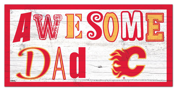 Wholesale NHL / H2018-Awesome Dad 6x12 / H2018-Calgary Flames