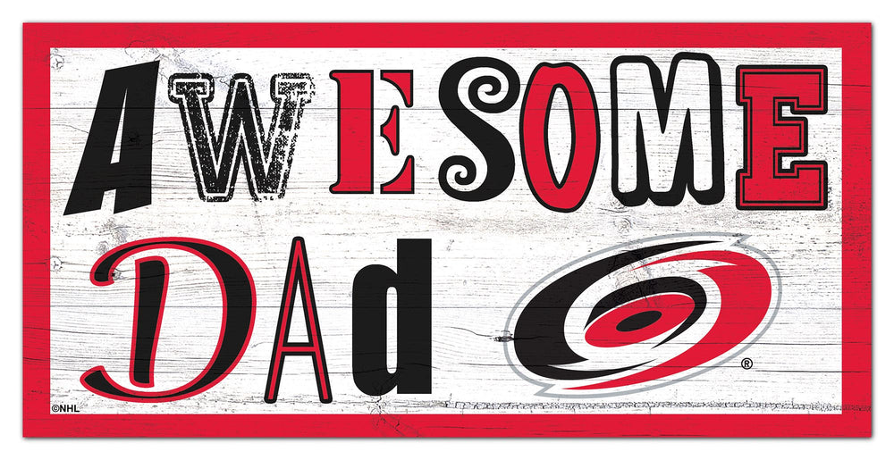 Wholesale NHL / H2018-Awesome Dad 6x12 / H2018-Carolina Hurricanes