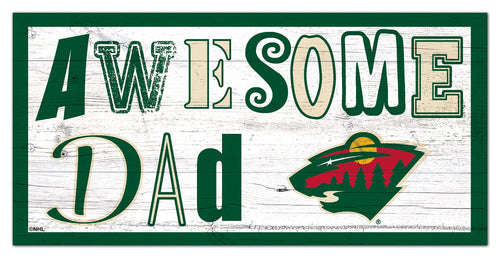 Wholesale NHL / H2018-Awesome Dad 6x12 / H2018-Minnesota Wild