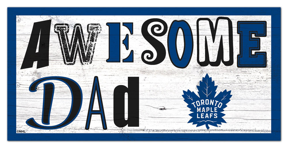 Wholesale NHL / H2018-Awesome Dad 6x12 / H2018-Toronto Maple Leafs