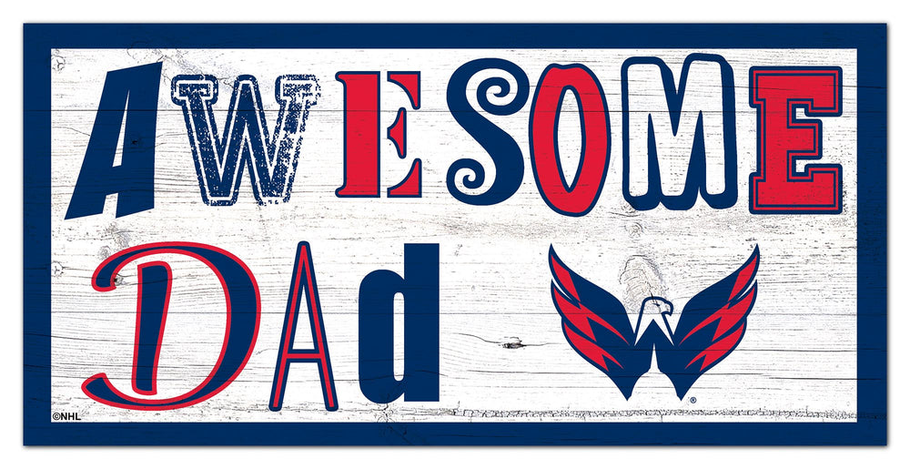 Wholesale NHL / H2018-Awesome Dad 6x12 / H2018-Washington Capitals