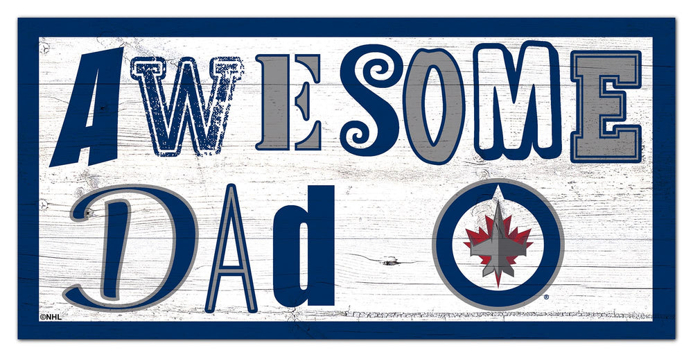 Wholesale NHL / H2018-Awesome Dad 6x12 / H2018-Winnipeg Jets