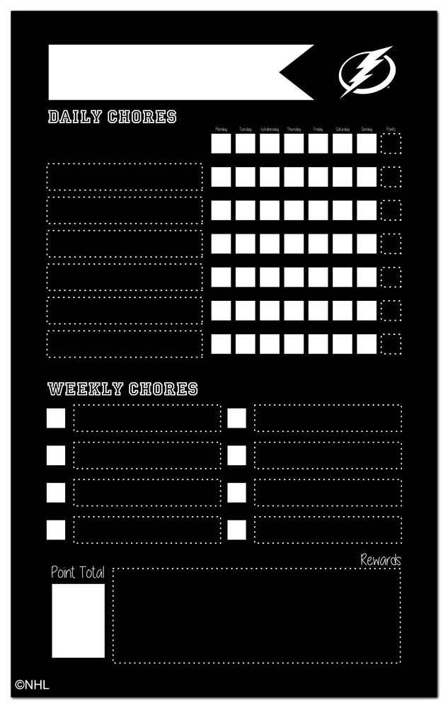 Wholesale NHL / H2021-Chore Chart Chalboard 11x19 / H2021-Tampa Bay Lightning