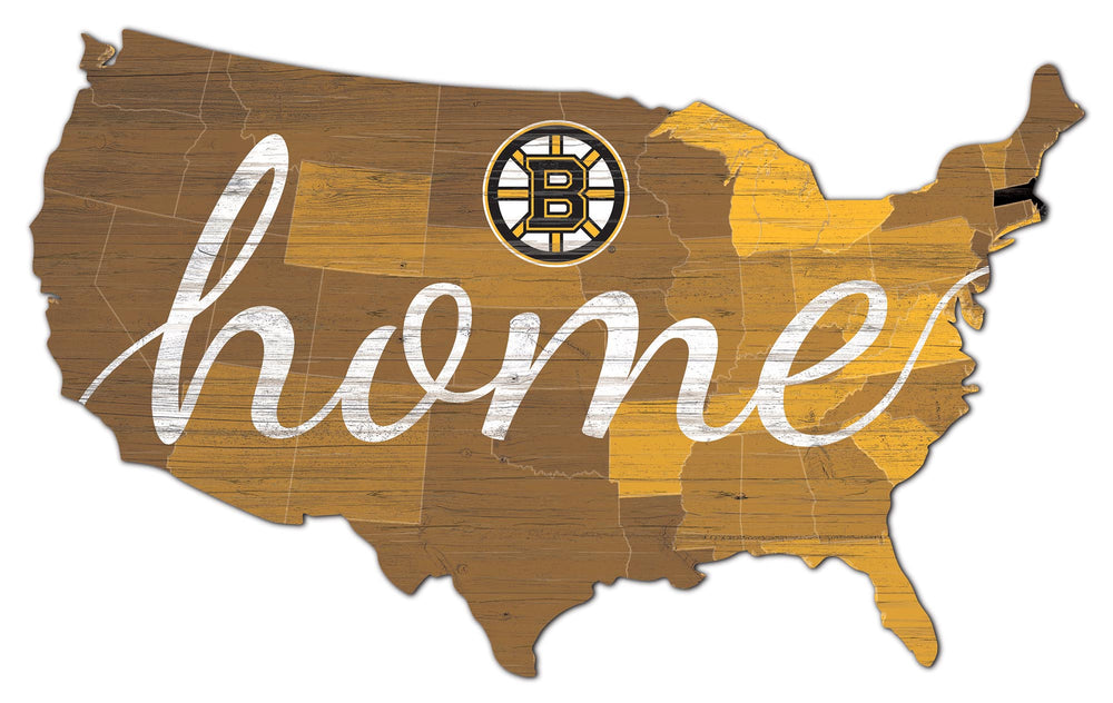 Wholesale NHL / H2026-Home USA Cut 18in / H2026-Boston Bruins