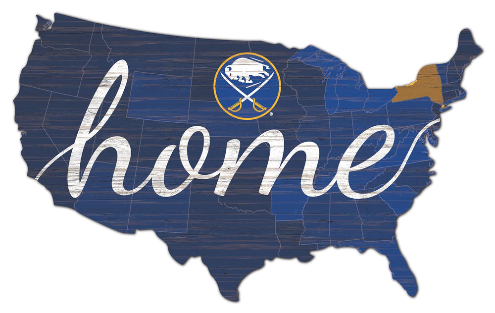 Wholesale NHL / H2026-Home USA Cut 18in / H2026-Buffalo Sabres