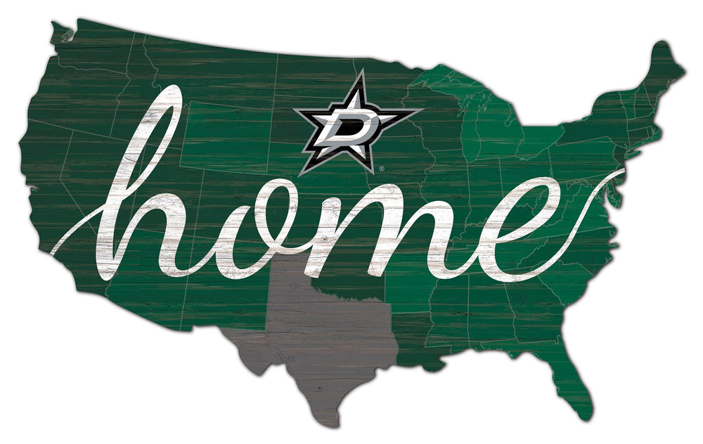 Wholesale NHL / H2026-Home USA Cut 18in / H2026-Dallas Stars