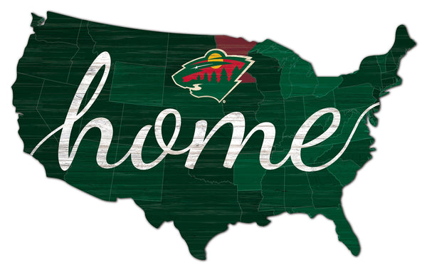 Wholesale NHL / H2026-Home USA Cut Out 18in / H2026-Minnesota Wild