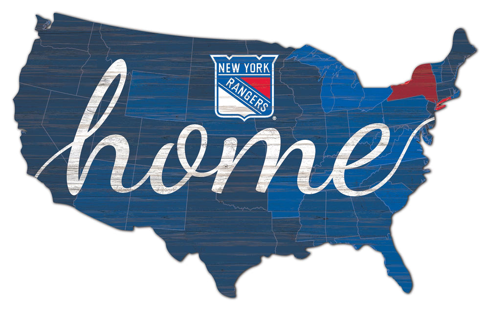 Wholesale NHL / H2026-Home USA Cut Out 18in / H2026-New York Rangers