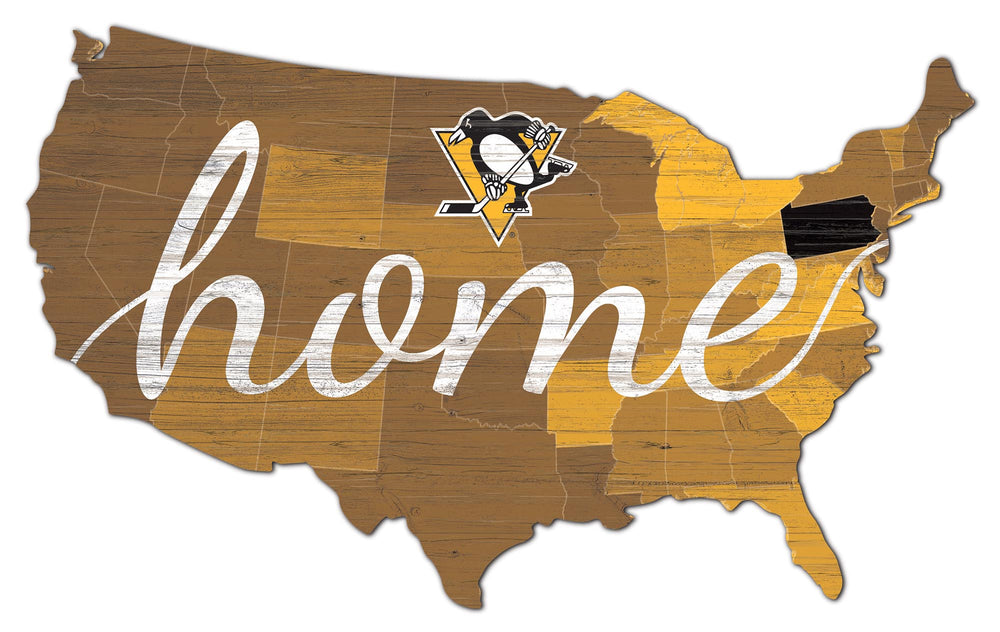 Wholesale NHL / H2026-Home USA Cut Out 18in / H2026-Pittsburgh Penguins