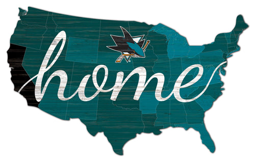 Wholesale NHL / H2026-Home USA Cut Out 18in / H2026-San Jose Sharks