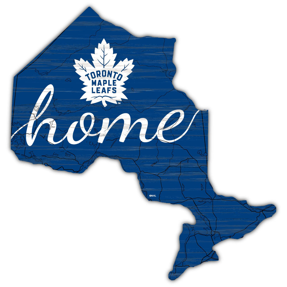 Wholesale NHL / H2026-Home USA Cut 18in / H2026-Toronto Maple Leafs