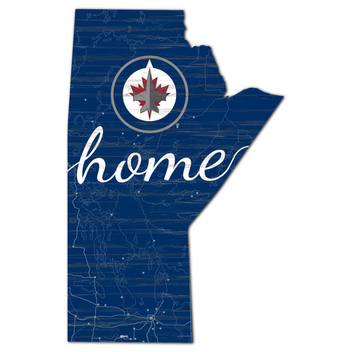 Wholesale NHL / H2026-Home USA Cut 18in / H2026-Winnipeg Jets