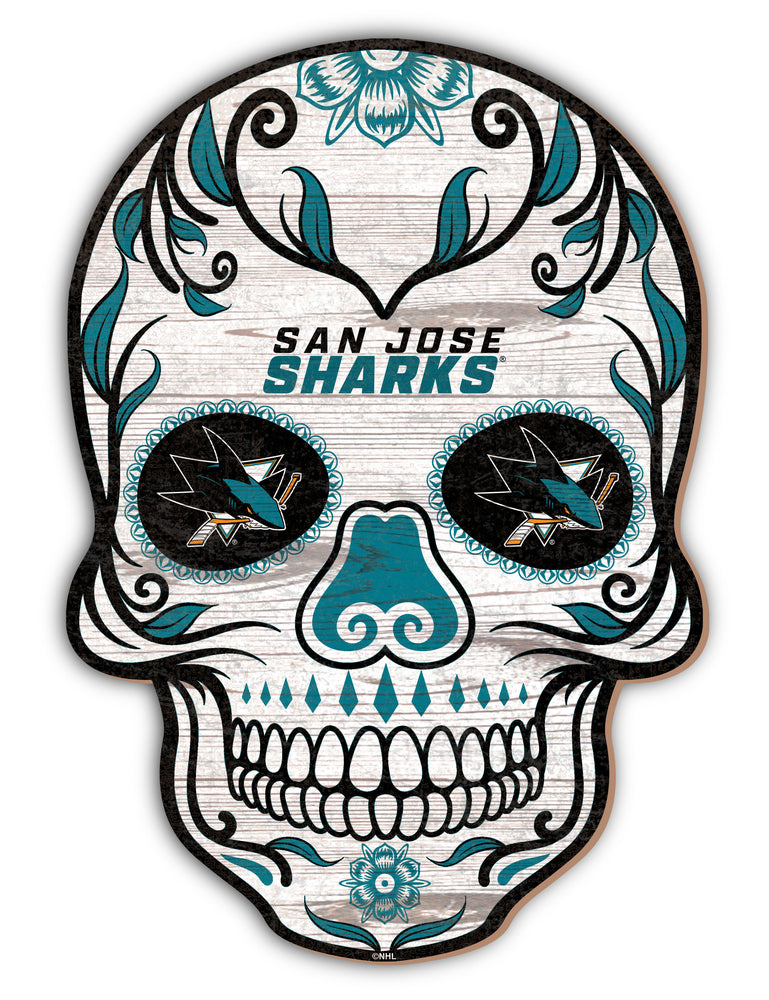 Wholesale NHL / H2044-Sugar Skull 12in / H2044-San Jose Sharks