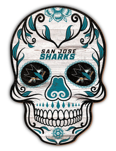 Wholesale NHL / H2044-Sugar Skull 12in / H2044-San Jose Sharks