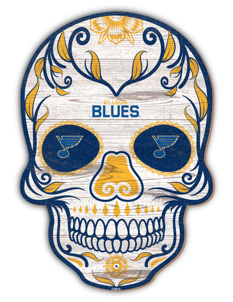 Wholesale NHL / H2044-Sugar Skull 12in / H2044-St. Louis Blues