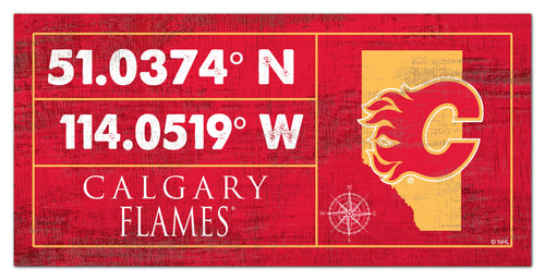 Wholesale NHL / H2047-Cordinates 6x12 / H2047-Calgary Flames