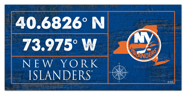 Wholesale NHL / H2047-Cordinates 6x12 / H2047-New York Islanders