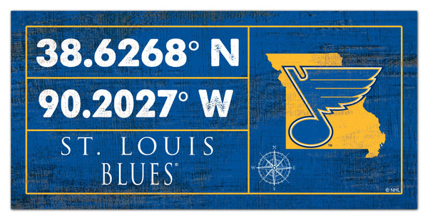 Wholesale NHL / H2047-Cordinates 6x12 / H2047-St. Louis Blues