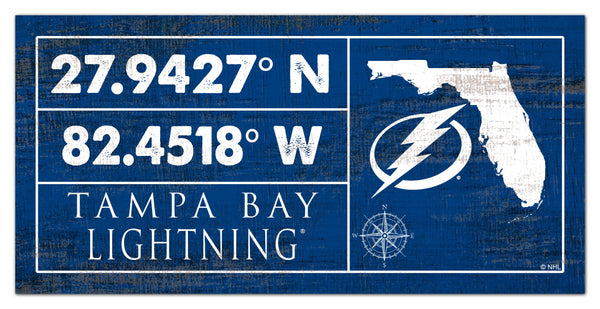 Wholesale NHL / H2047-Cordinates 6x12 / H2047-Tampa Bay Lightning