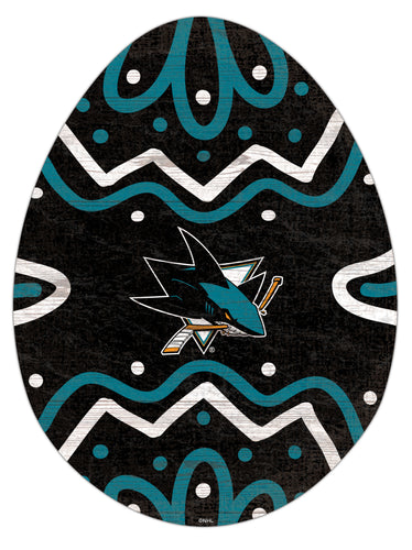 Wholesale NHL / H2050-Easter Egg Cutout / H2050-San Jose Sharks