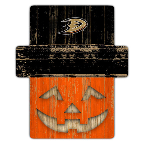 Wholesale NHL / H2081-Jackolantern 12" Sign (Classic Impressions Exclusive) / H2081-Anaheim