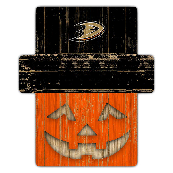 Wholesale NHL / H2081-Jackolantern 12" Sign (Classic Impressions Exclusive) / H2081-Anaheim
