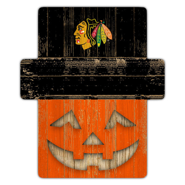 Wholesale NHL / H2081-Jackolantern 12" Sign (Classic Impressions Exclusive) / H2081-Chicago
