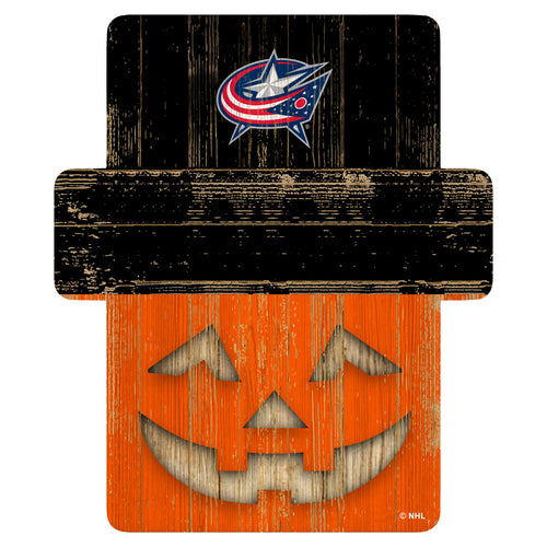 Wholesale NHL / H2081-Jackolantern 12" Sign / H2081-Columbus Blue Jackets