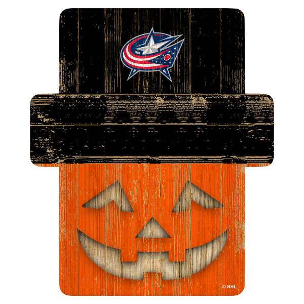 Wholesale NHL / H2081-Jackolantern 12" Sign / H2081-Columbus Blue Jackets