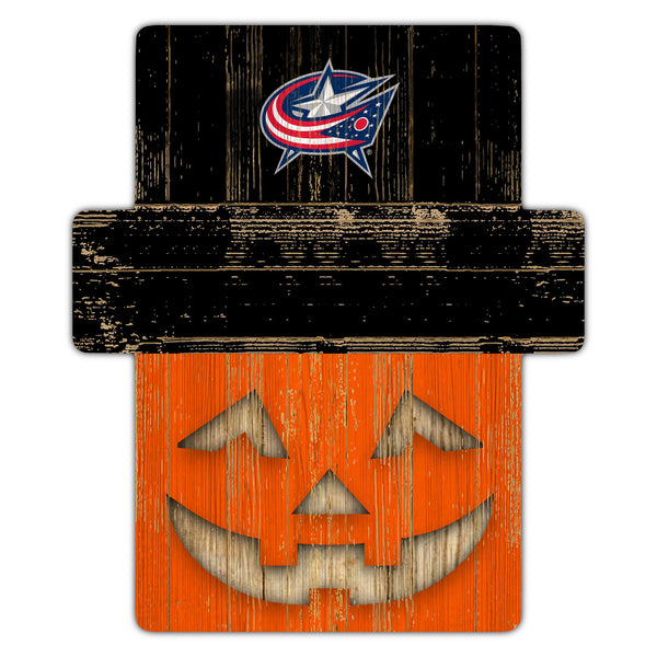 Wholesale NHL / H2081-Jackolantern 12" Sign (Classic Impressions Exclusive) / H2081-Columbus