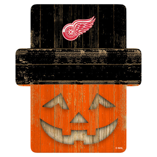 Wholesale NHL / H2081-Jackolantern 12" Sign / H2081-Detroit Red Wings