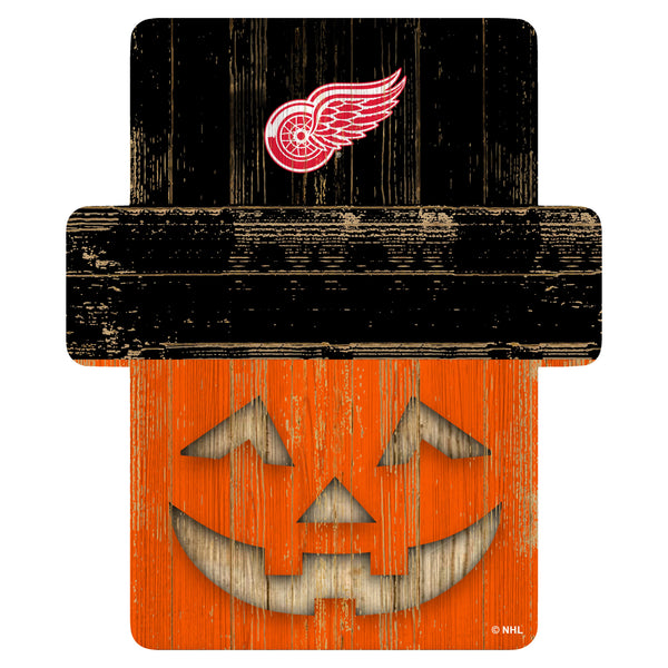 Wholesale NHL / H2081-Jackolantern 12" Sign / H2081-Detroit Red Wings