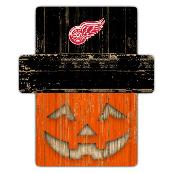 Wholesale NHL / H2081-Jackolantern 12" Sign (Classic Impressions Exclusive) / H2081-Detroit