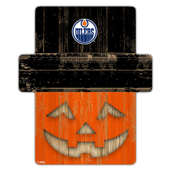 Wholesale NHL / H2081-Jackolantern 12" Sign (Classic Impressions Exclusive) / H2081-Edmonton