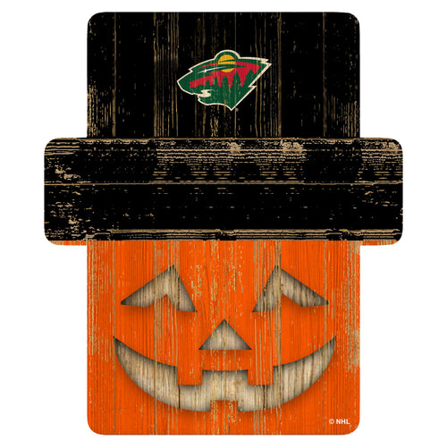 Wholesale NHL / H2081-Jackolantern 12" Sign / H2081-Minnesota Wild