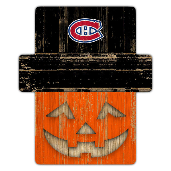 Wholesale NHL / H2081-Jackolantern 12" Sign (Classic Impressions Exclusive) / H2081-Montreal