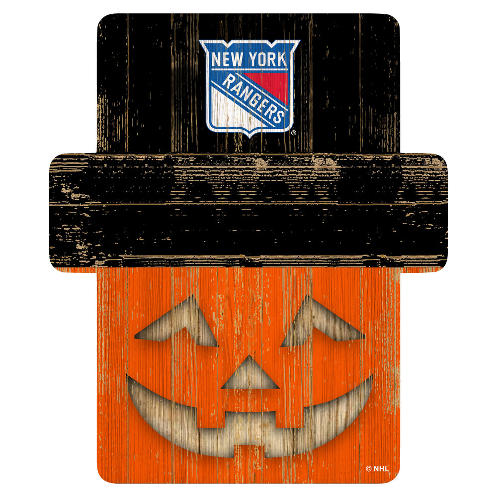 Wholesale NHL / H2081-Jackolantern 12" Sign / H2081-New York Rangers