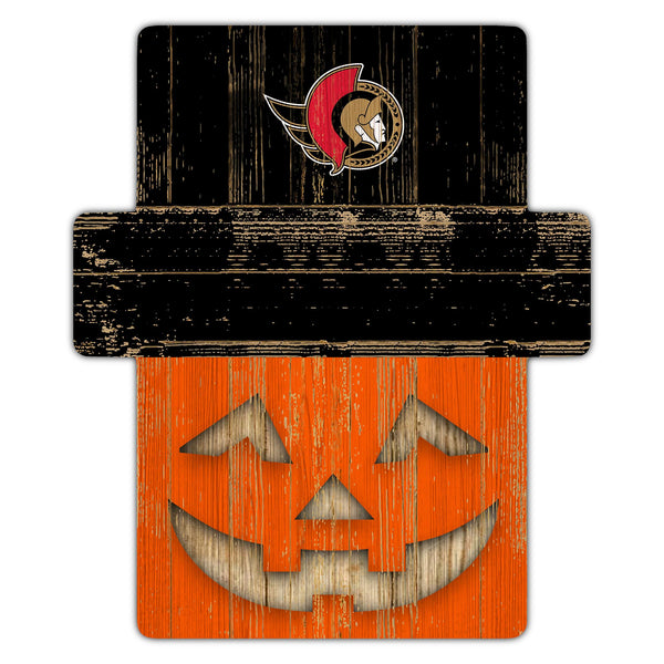Wholesale NHL / H2081-Jackolantern 12" Sign (Classic Impressions Exclusive) / H2081-Ottawa