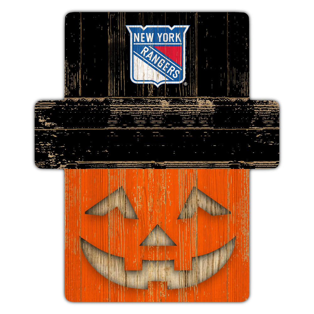 Wholesale NHL / H2081-Jackolantern 12" Sign (Classic Impressions Exclusive) / H2081-Rangers