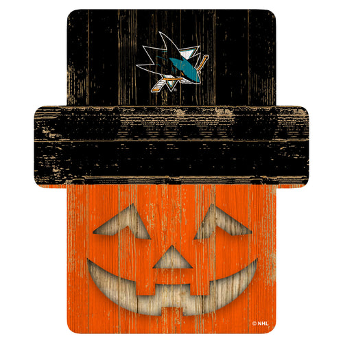 Wholesale NHL / H2081-Jackolantern 12" Sign / H2081-San Jose Sharks